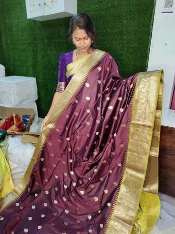 Semi Gadwal Silk Saree