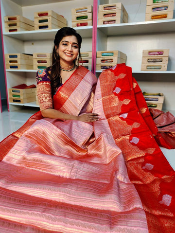 Soft banarasi Silk Saree