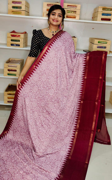 Crep dola Silk Saree