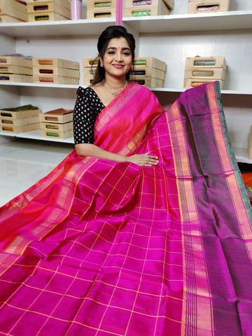 100% Silk mark certified kanjivaram pattu Saree