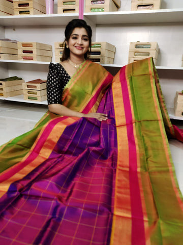 100% Silk mark certified kanjivaram pattu Saree