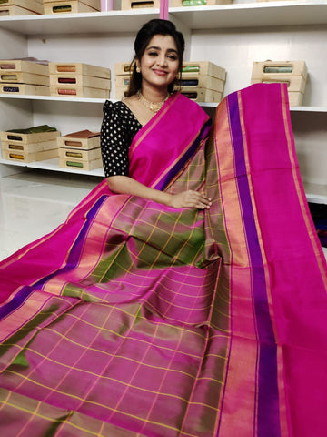 100% Silk mark certified kanjivaram pattu Saree