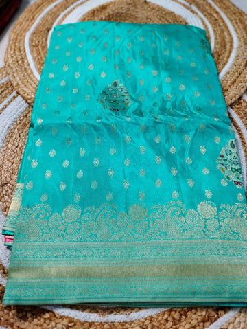 Pure mashroom Silk Saree