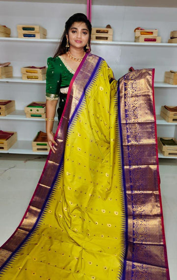40% OFFER PREMIUM GADWAL SILK SAREE