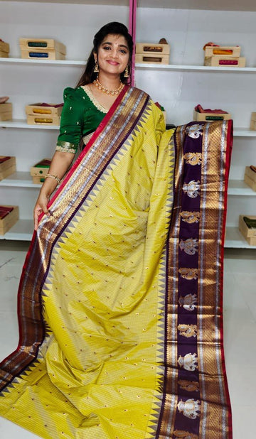 40% OFFER PREMIUM GADWAL SILK SAREE