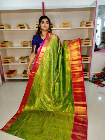 80% Kanchi Pattu collection