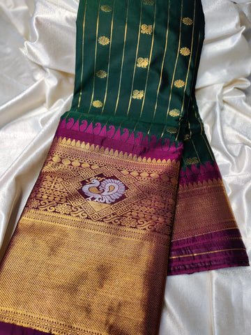 Vitange gadwal silk