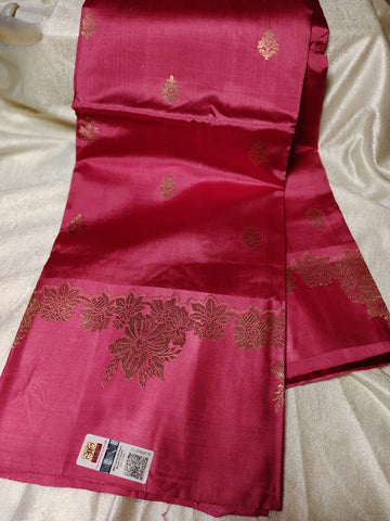 100% silk mark certified green Mango silk saree