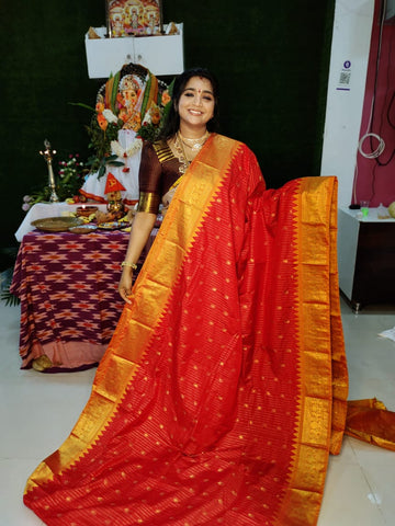 Vitange gadwal silk