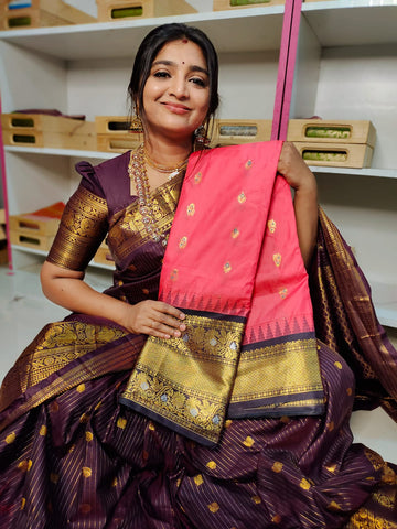 Vitange gadwal silk saree