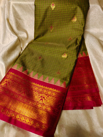 Vitange gadwal silk saree