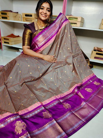 Vitange gadwal silk saree