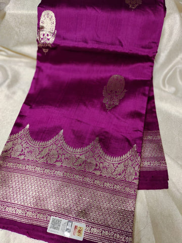 100% silk mark certified green Mango silk saree