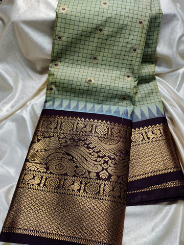 Ashadam gadwal silk saree