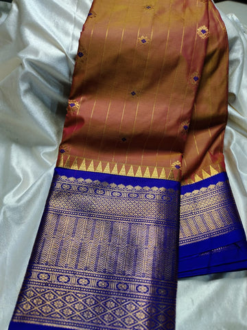 Ashadam gadwal silk saree