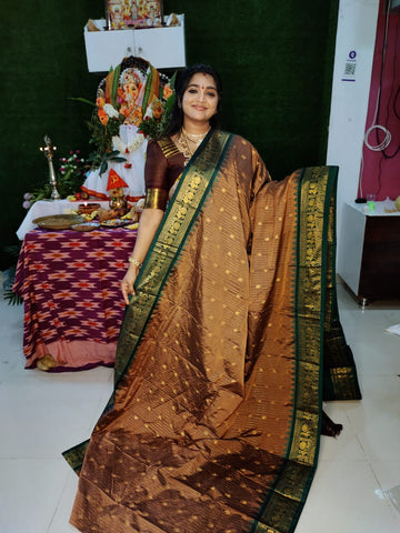 Vitange gadwal silk