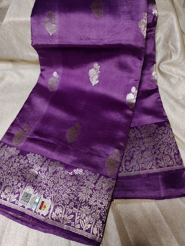 100% silk mark certified green Mango silk saree