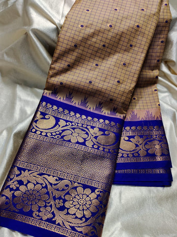 Ashadam gadwal silk saree