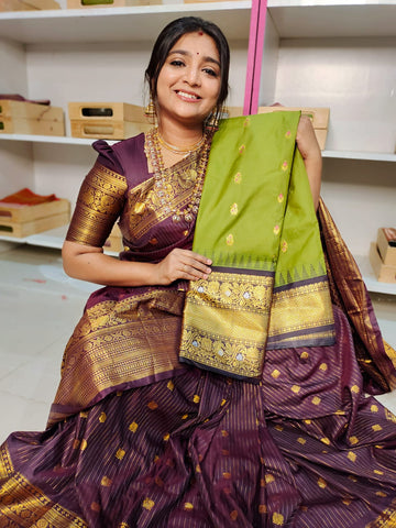 Vitange gadwal silk saree