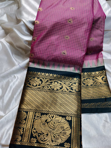 Ashadam gadwal silk saree