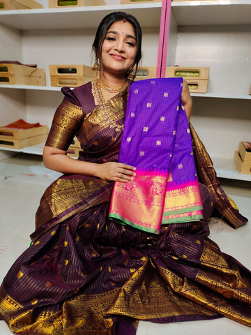Vitange gadwal silk saree