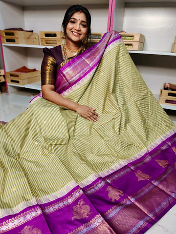 Vitange gadwal silk saree
