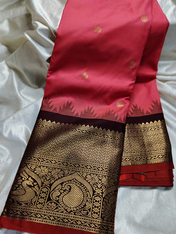 Ashadam gadwal silk saree