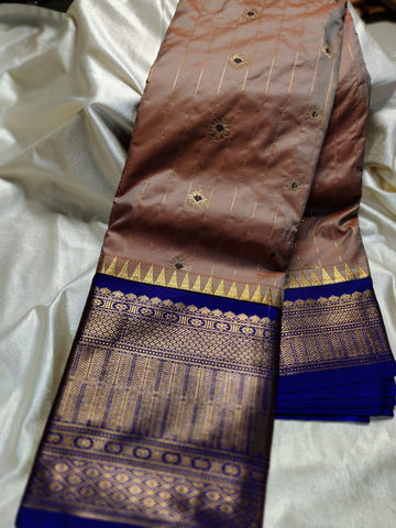 Ashadam gadwal silk saree