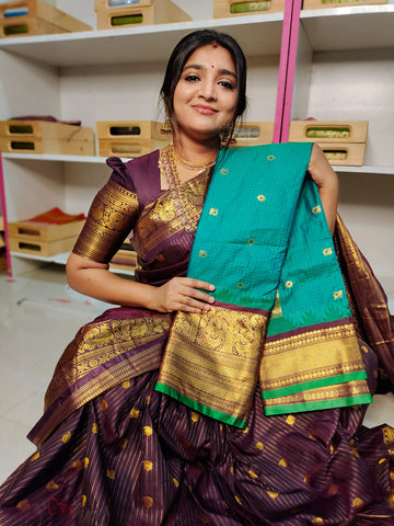 Vitange gadwal silk saree