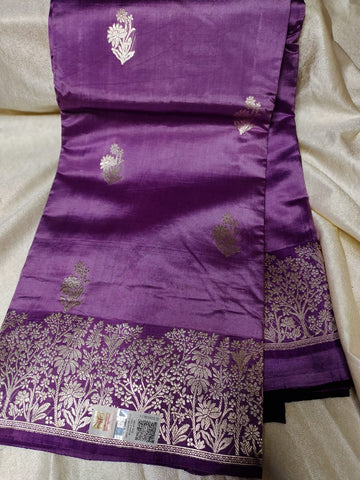 100% silk mark certified green Mango silk saree