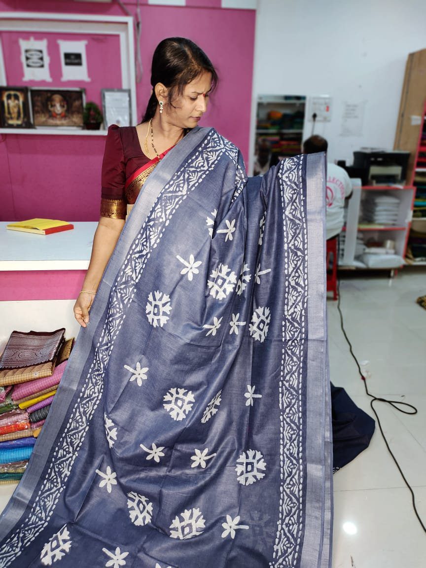 lenine cotton Saree