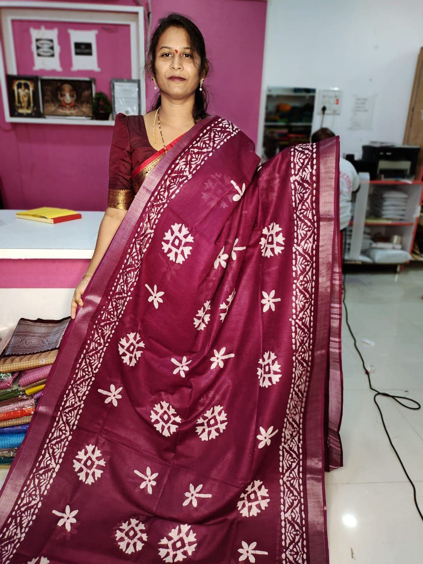 లెనైన్ కాటన్ చీర