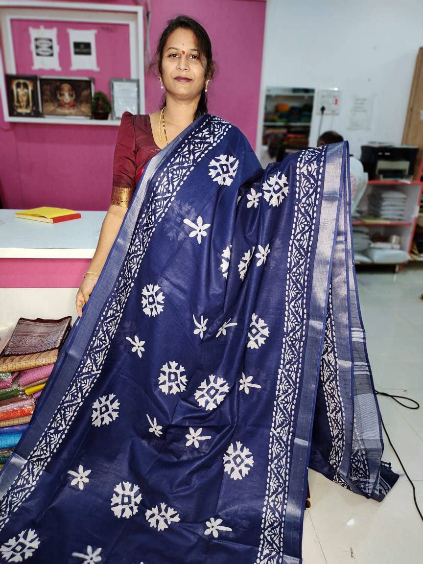 lenine cotton Saree