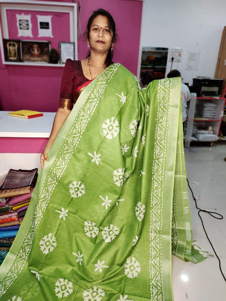 lenine cotton Saree