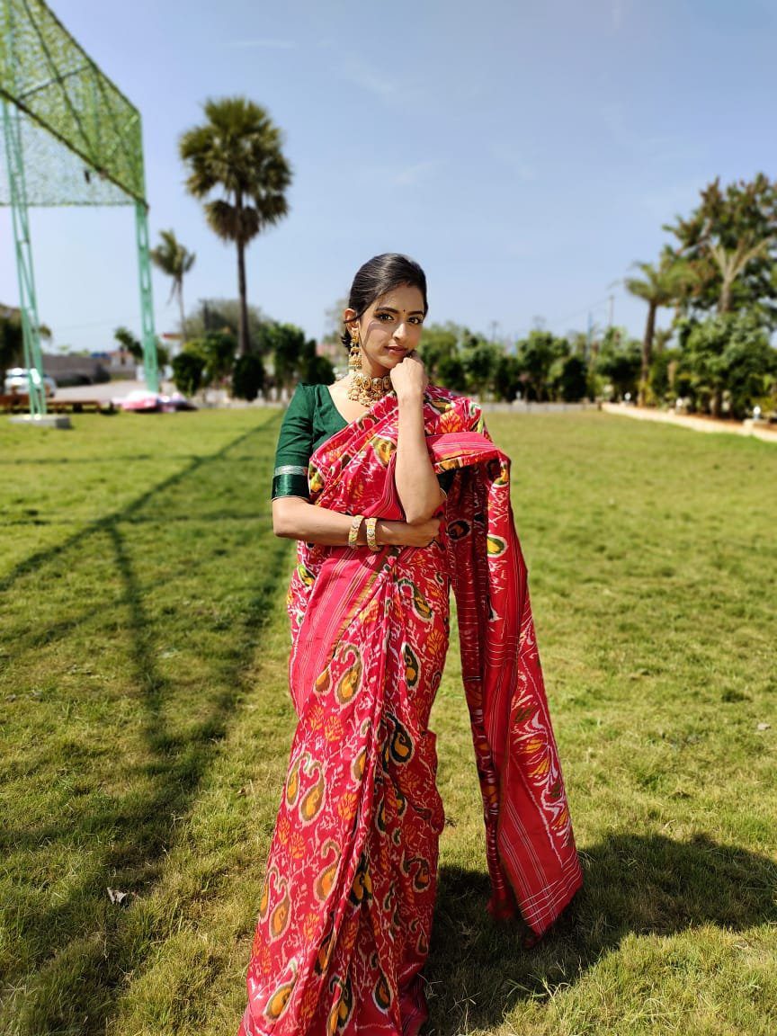 100% silk Mark certification 
ikkat patola sarees