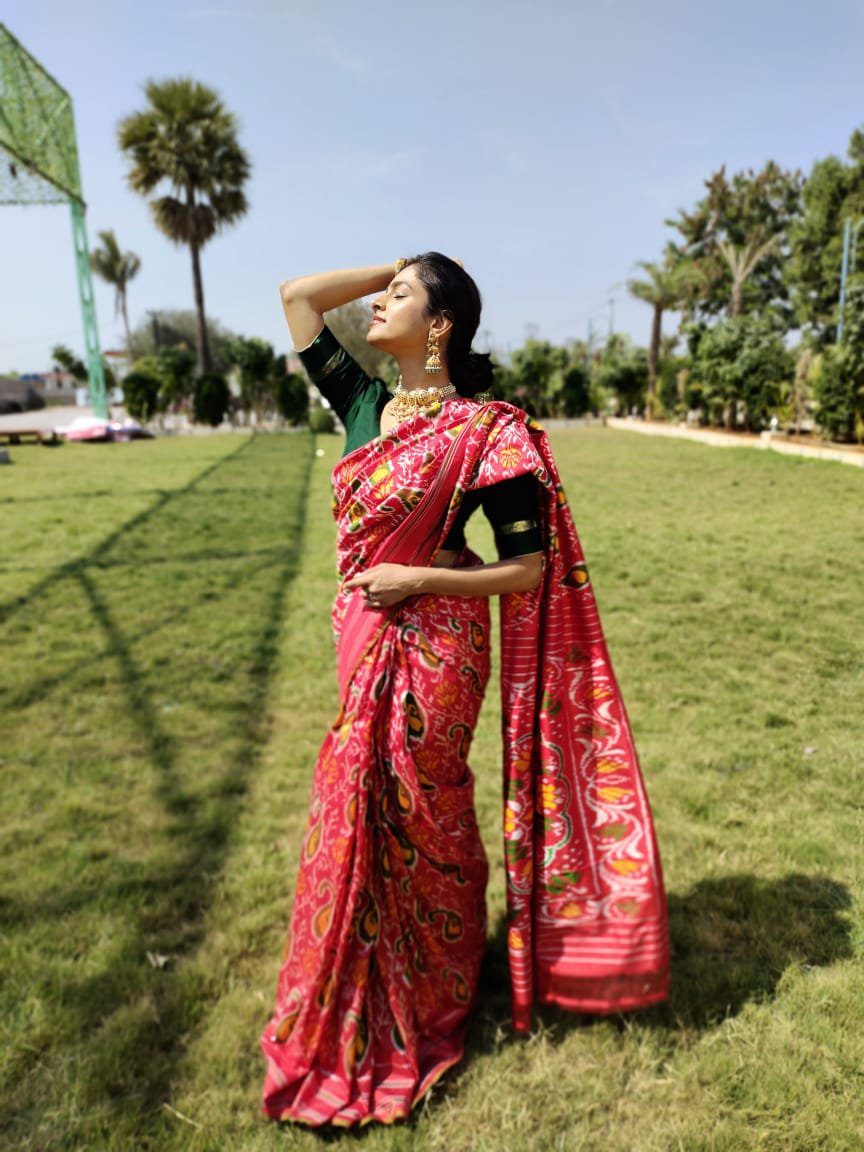 100% silk Mark certification 
ikkat patola sarees