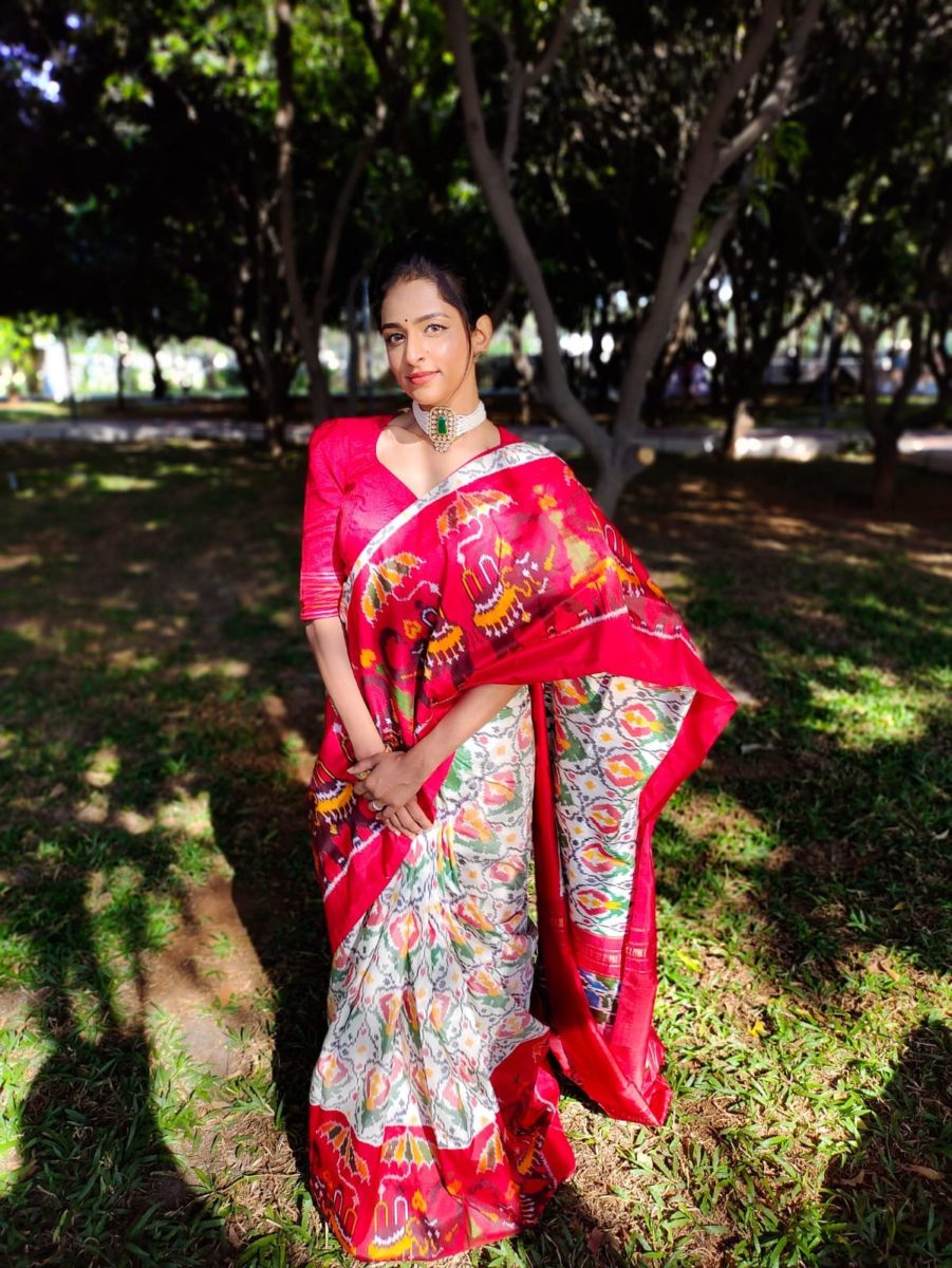 ట్రిల్ మర్ధాస్ చీరలు 9 ఆడిన చీర