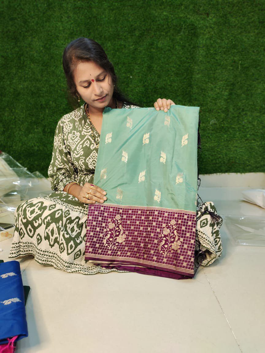 Banarasi chiniya Silk Saree