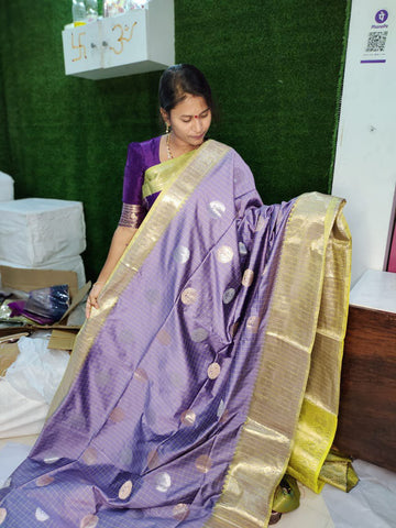 Semi Gadwal Silk Saree