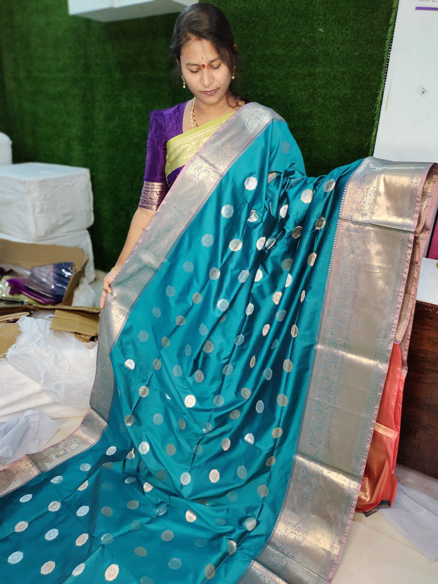 Semi Gadwal Silk Saree