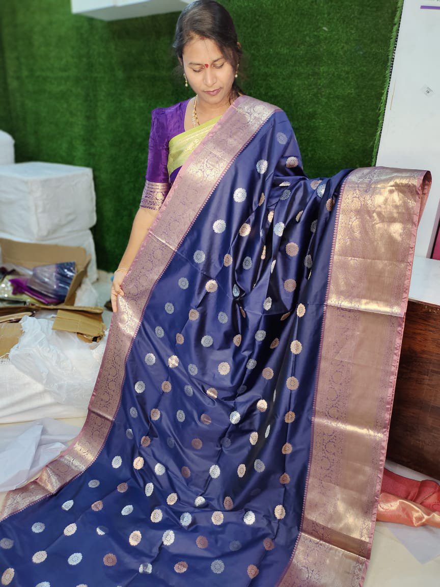 Semi Gadwal Silk Saree