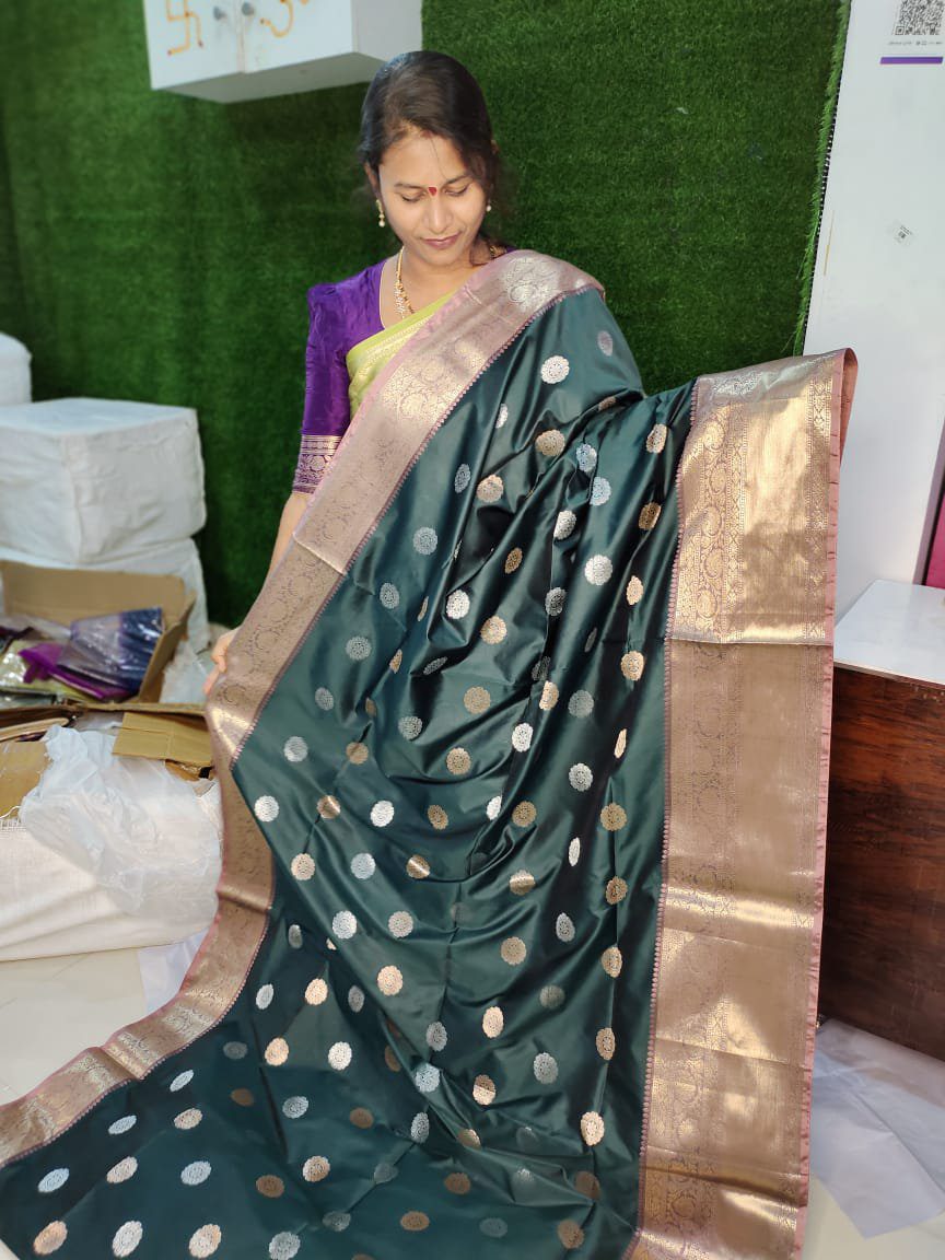 Semi Gadwal Silk Saree