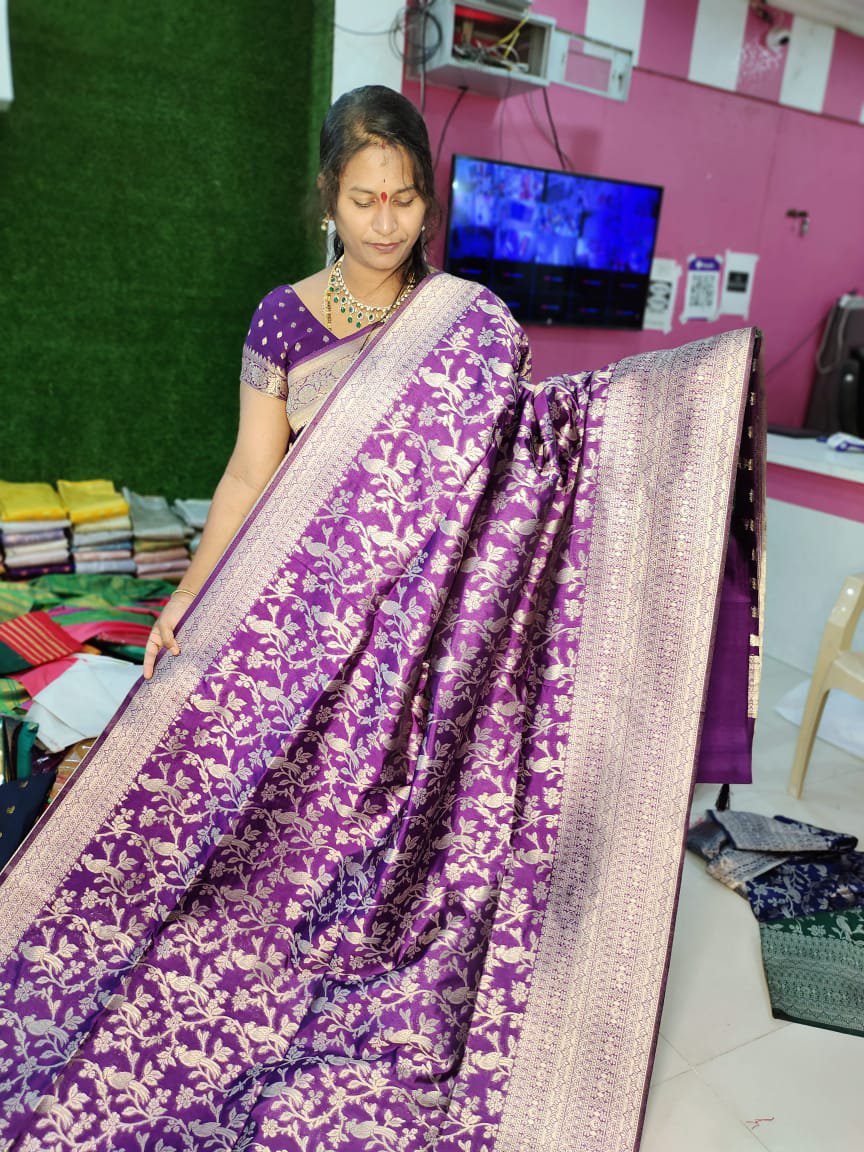 Soft banarasi Silk Saree
