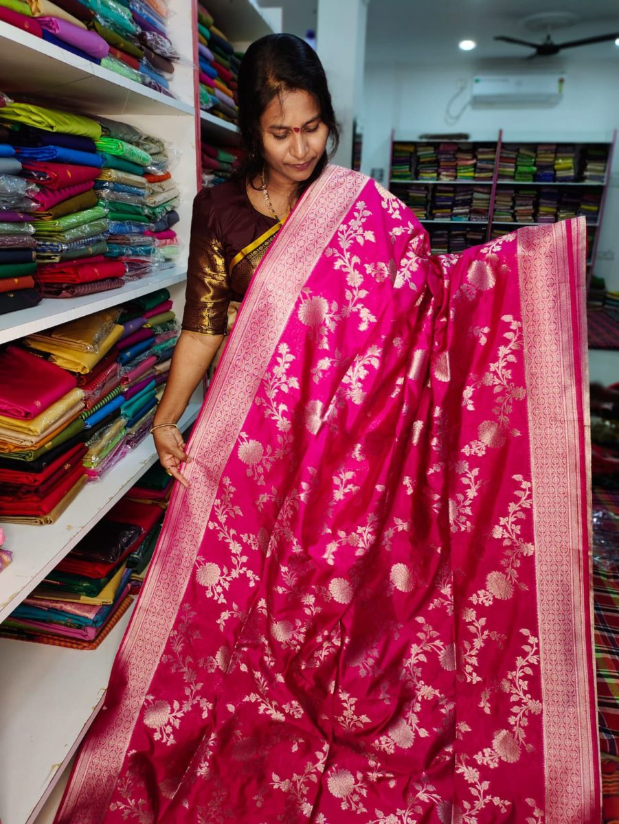 Soft banarasi Silk Saree