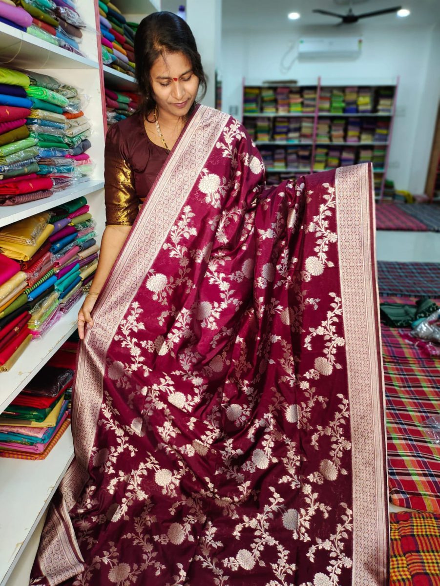 Soft banarasi silk sarees