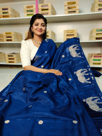 Raw mango Silk Saree