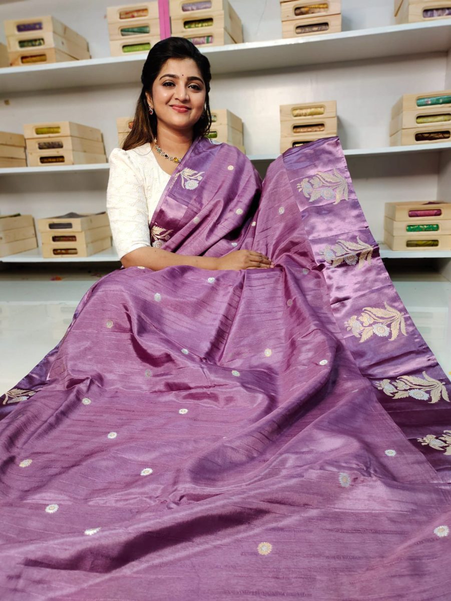 Raw mango Silk Saree