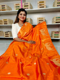 Raw mango silk sarees