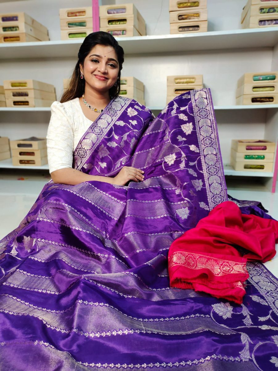 Raw mango Silk Saree