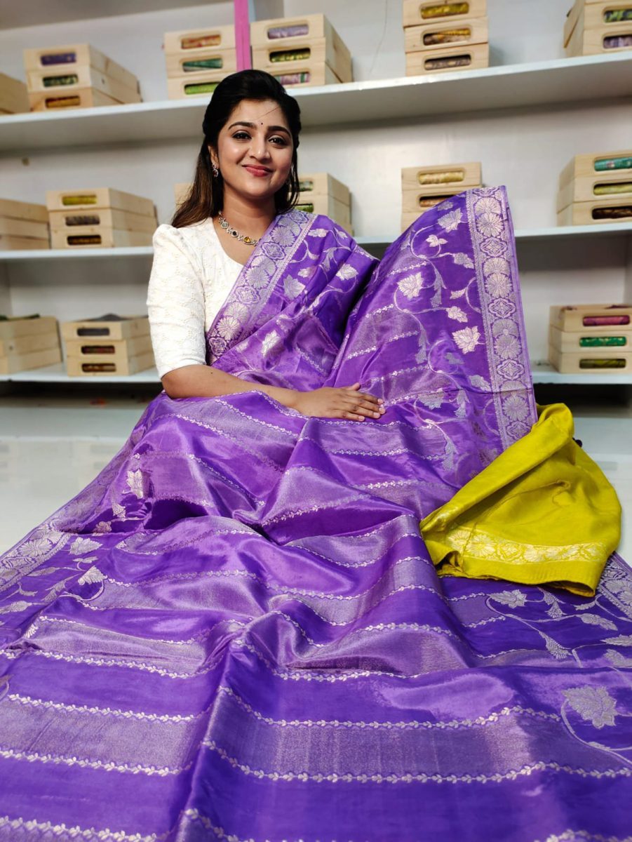 Raw mango Silk Saree